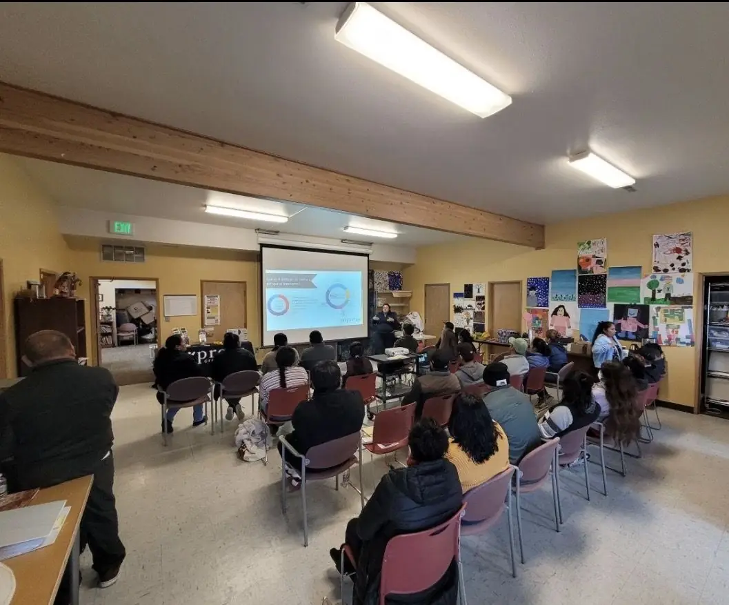 RE Horizon leading a community financial literacy workshop